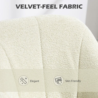 Snow Flannel Office Chair - Beige