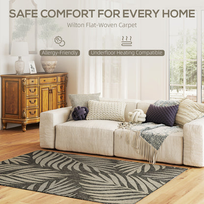UV Resistant Indoor & Outdoor Area Rug, Easy-Cleaning Machine Washable Rug for Patio, Garden, Kitchen