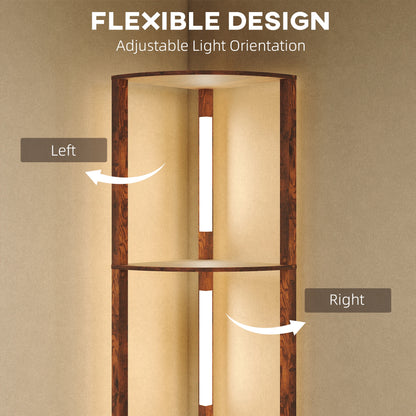 4-Tier Corner Floor Lamp