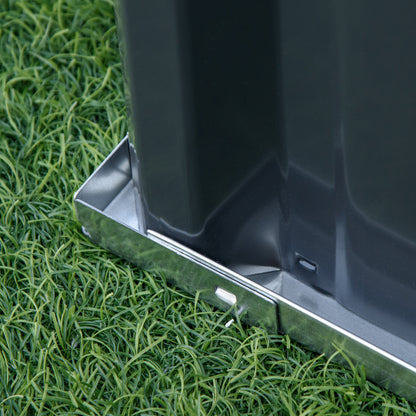 645L Metal Raised Garden Bed, DIY Large Steel Planter Box, No Bottom w/ A Pairs of Glove for Backyard