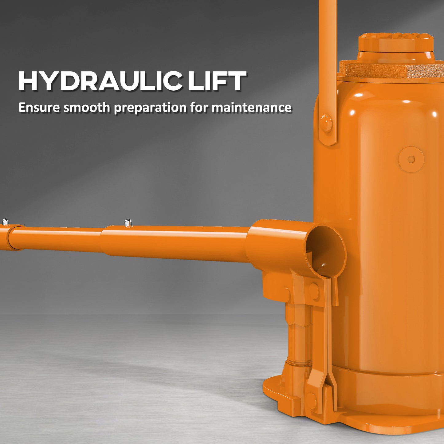12 Tonne Hydraulic Bottle Jack with 19-37 cm Lifting Range, Heavy Duty Portable Compact Car Jack Lift