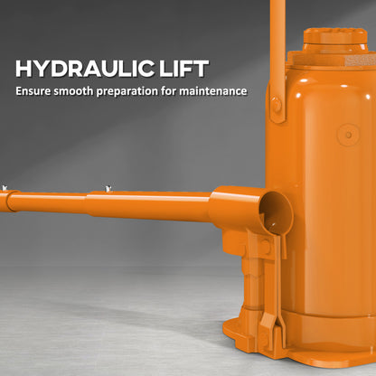 12 Tonne Hydraulic Bottle Jack with 19-37 cm Lifting Range, Heavy Duty Portable Compact Car Jack Lift
