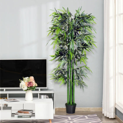 Artificial Bamboo Tree Plant with Nursery Pot (1.8M/6FT)