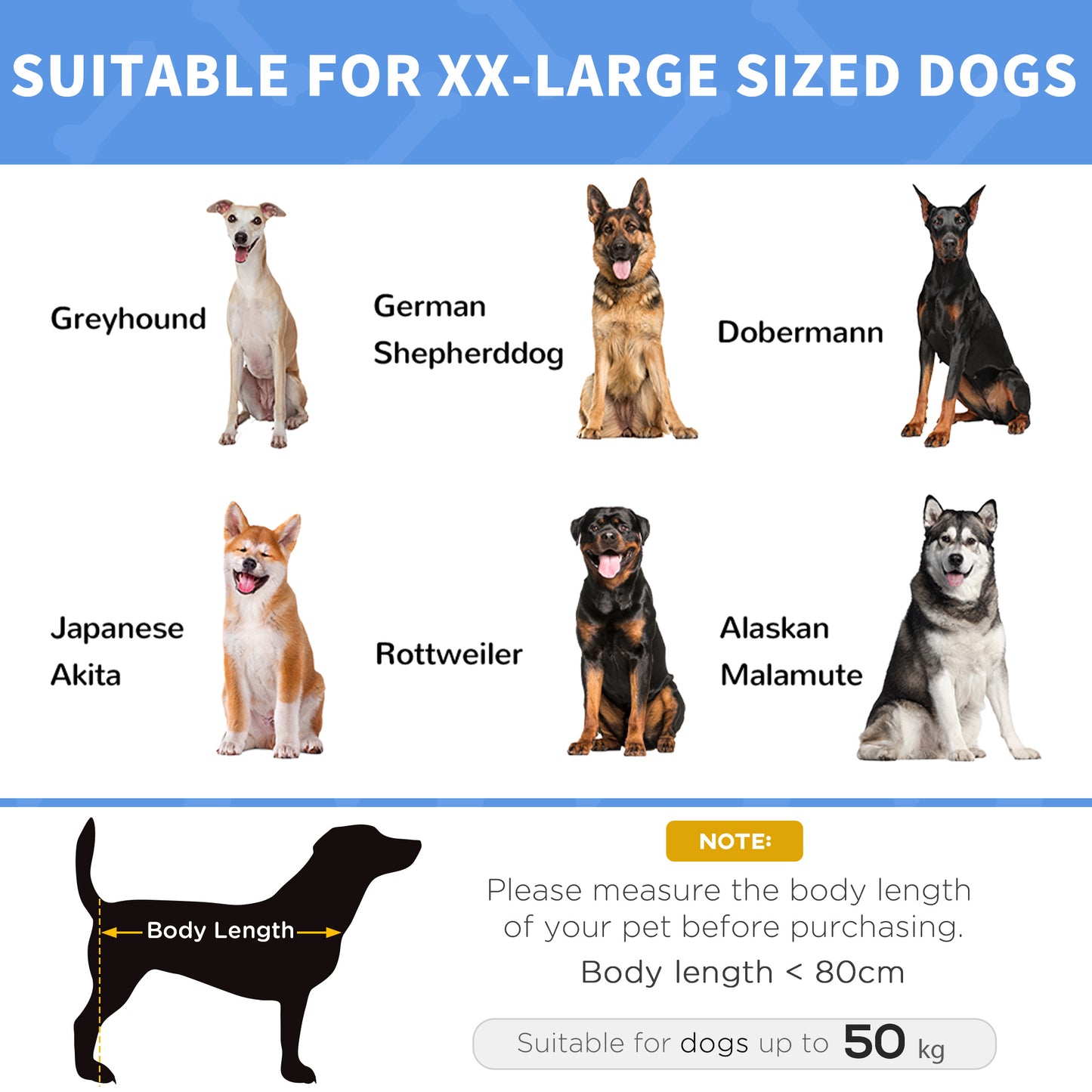 Raised Dog Bed Cooling Elevated Pet Cot with Breathable Mesh for Indoor Outdoor Use Brown, XX Large, 122 x 92 x 23cm