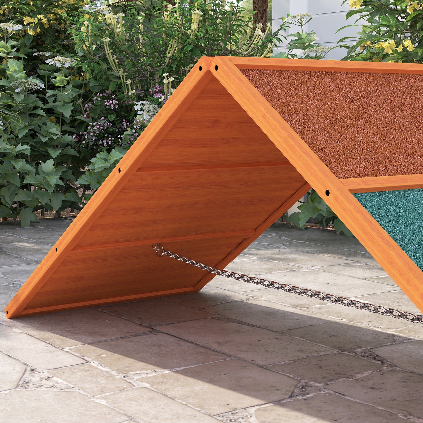 Dog Agility Equipment, Dog Playground Equipment with Non-slip Surface, A-frame, Agility Ramp for All Breeds, Orange