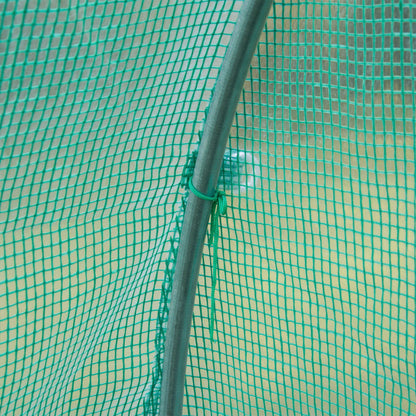 3 x 2 x 2m Greenhouse Replacement Cover ONLY Winter Garden Plant PE Cover for Tunnel Walk-in Greenhouse with Roll-up Windows