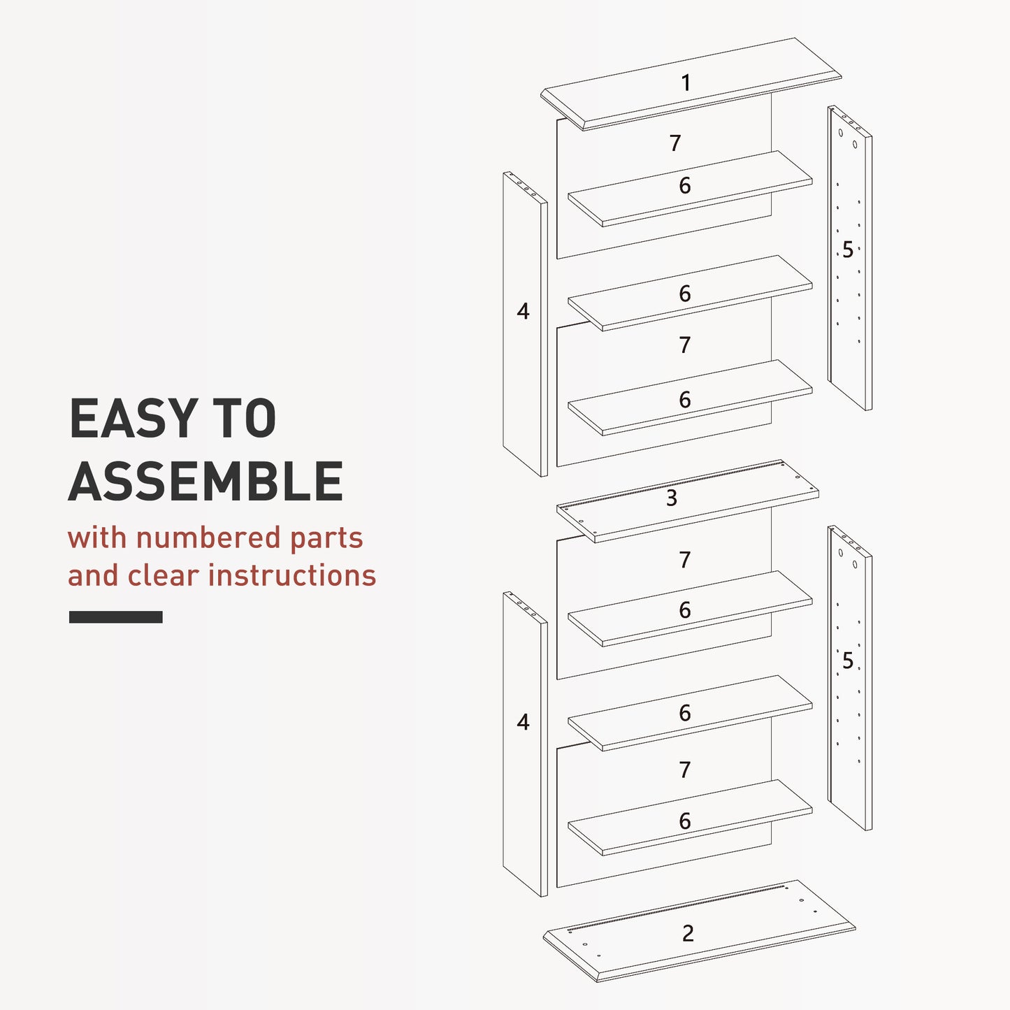 360 CD Storage Unit - Grey