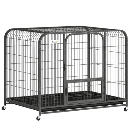 Heavy Duty Dog Crate,109 x 72 x 85 cm, Large Dog Cage for Small to Large Breeds