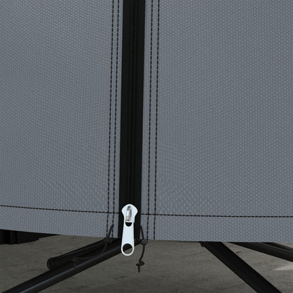 190 x Φ128cm Hanging Egg Chair Furniture Cover - Grey