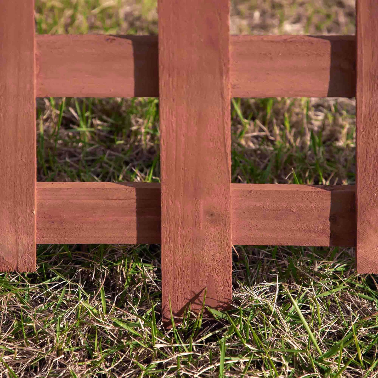 Set of 12 Wooden 60cm Garden Fence Pieces