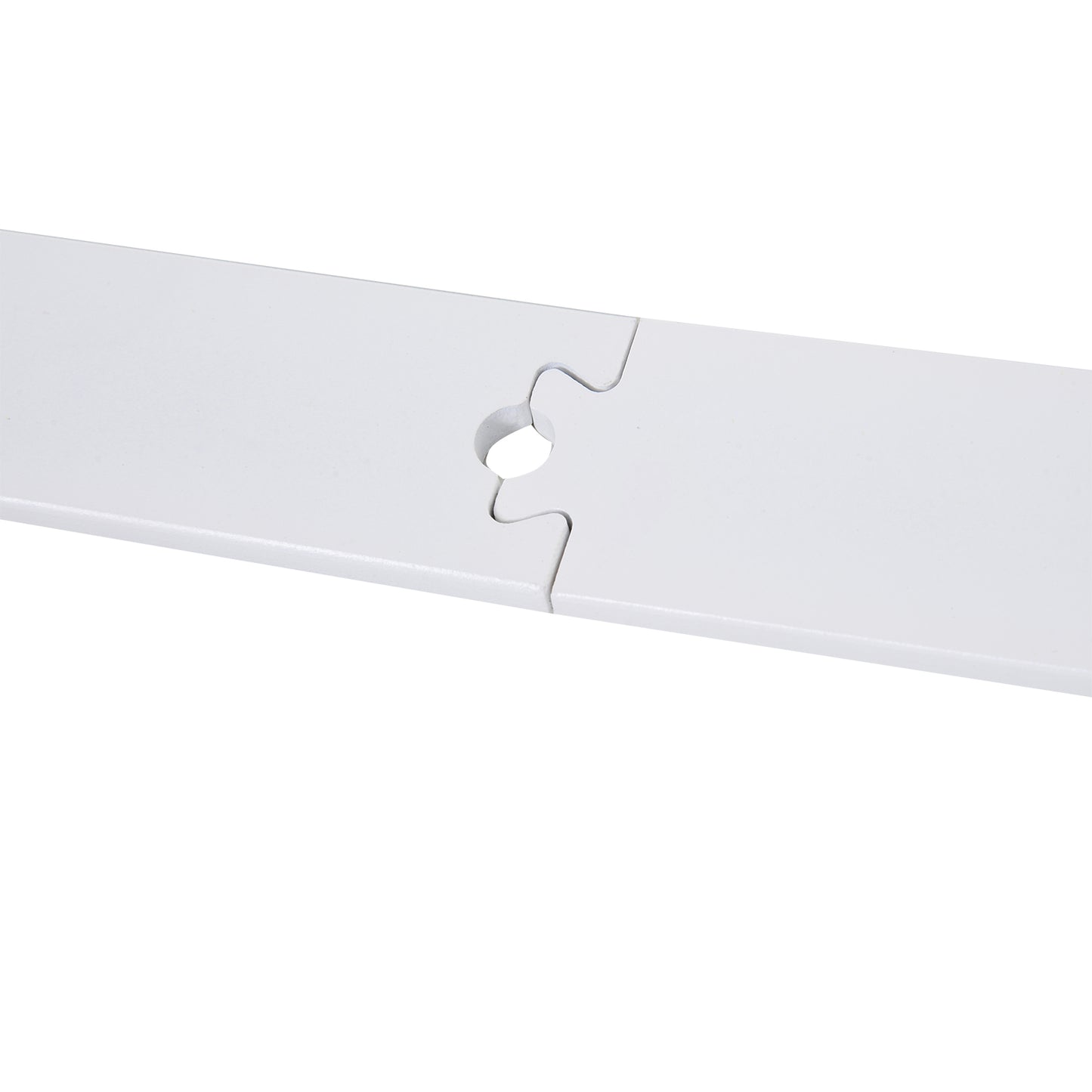 6FT Rustic Interior Sliding Barn Door Mounting Hardware Kit - White