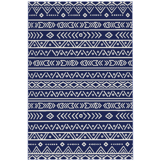 Reversible Outdoor Rug with Carry Bag, Waterproof Plastic Straw Mat for Garden, Deck, RV, Picnic, Beach, Camping