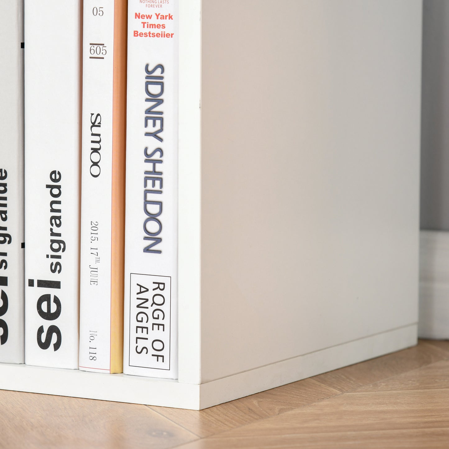 Six-Cube Bookcase - White Wood Effect