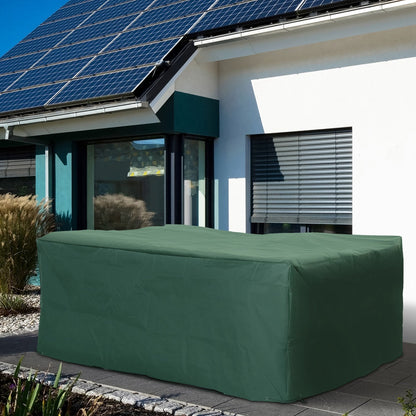 Outdoor Garden Furniture Cover Waterproof, Anti-UV 600D Heavy Duty Oxford Fabric Patio Furniture Cover for Rectangular Sofa T