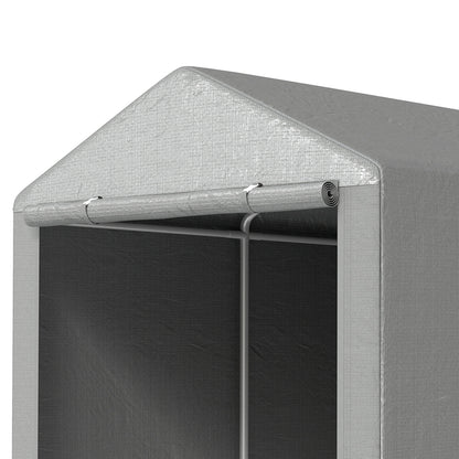 2.2 x 1.6 m Outdoor Storage Tent, with Accessories - Light Grey