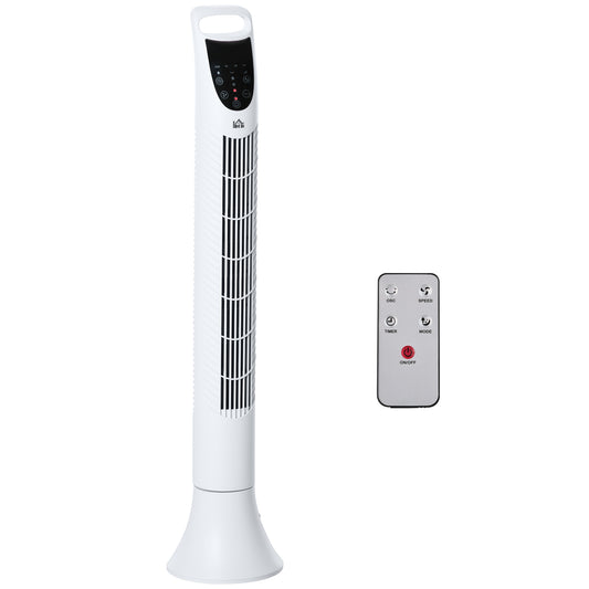 36" Freestanding Tower Fan, Pedestal Fan with 3 Speed 3 Mode, 7.5h Timer, 70 Degree Oscillation, LCD Panel