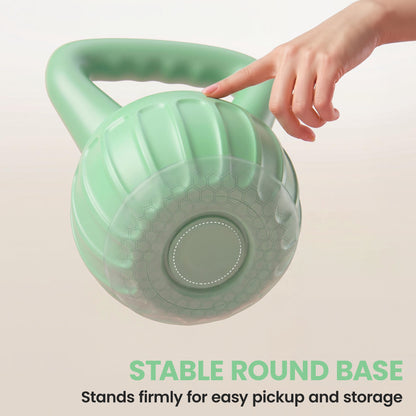 Kettlebell for Strength Training Kettle Bell with Non-Slip Handle 8 kg Green