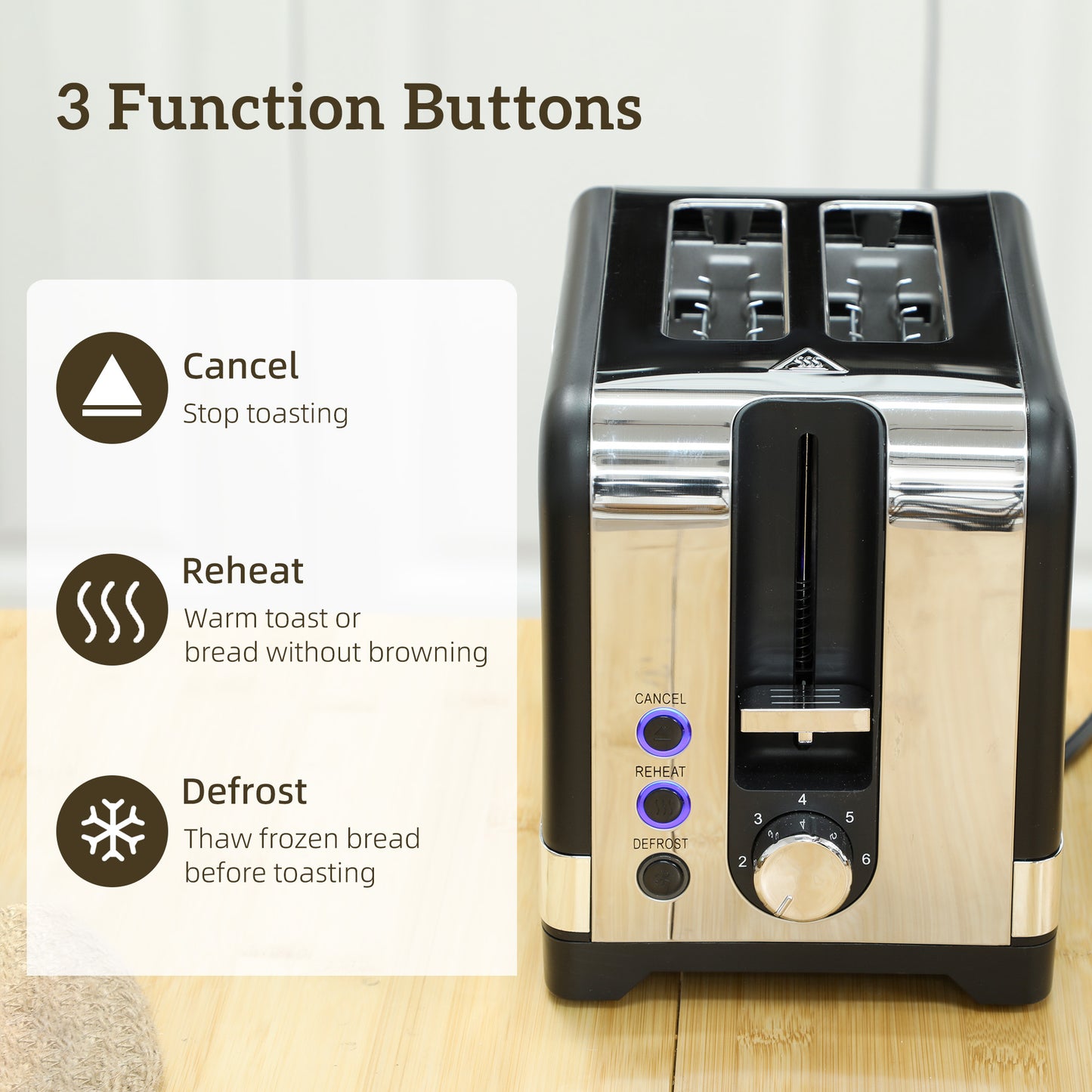 Sleek Textured Kettle and Toaster Set - Black