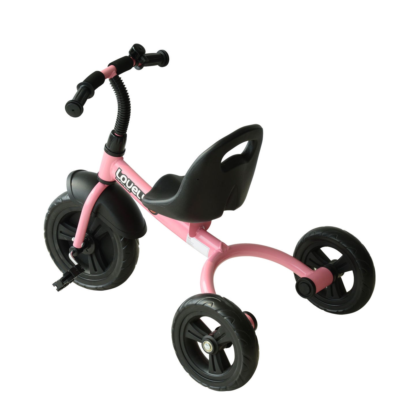 Baby Trike, Toddler Tricycle with Adjustable Seat, Children Ride on Toys 3 Wheels Bike with Bell for Kids 1.5-4 Years, Pink