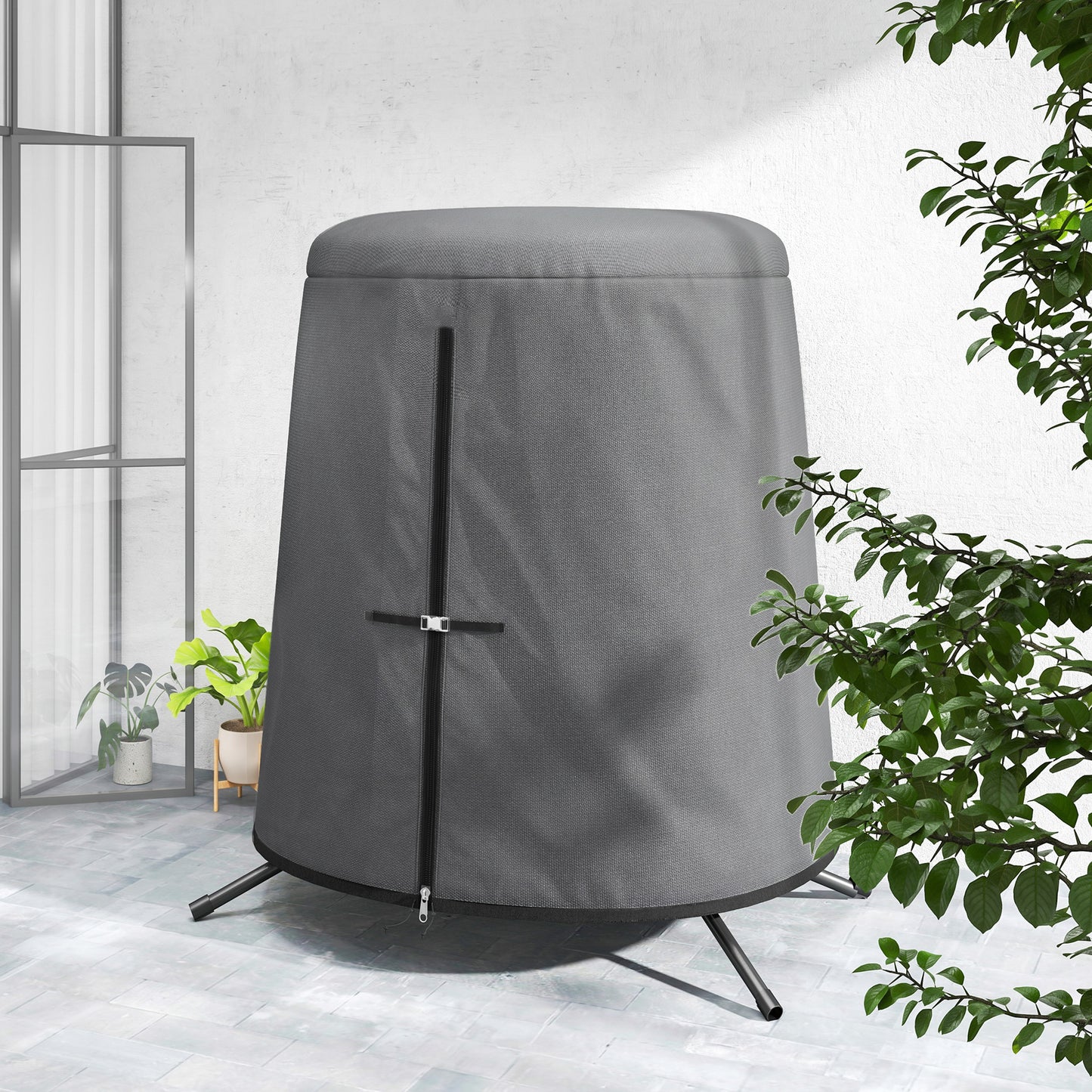 196 x 230 cm Hanging Egg Chair Protective Cover - Grey