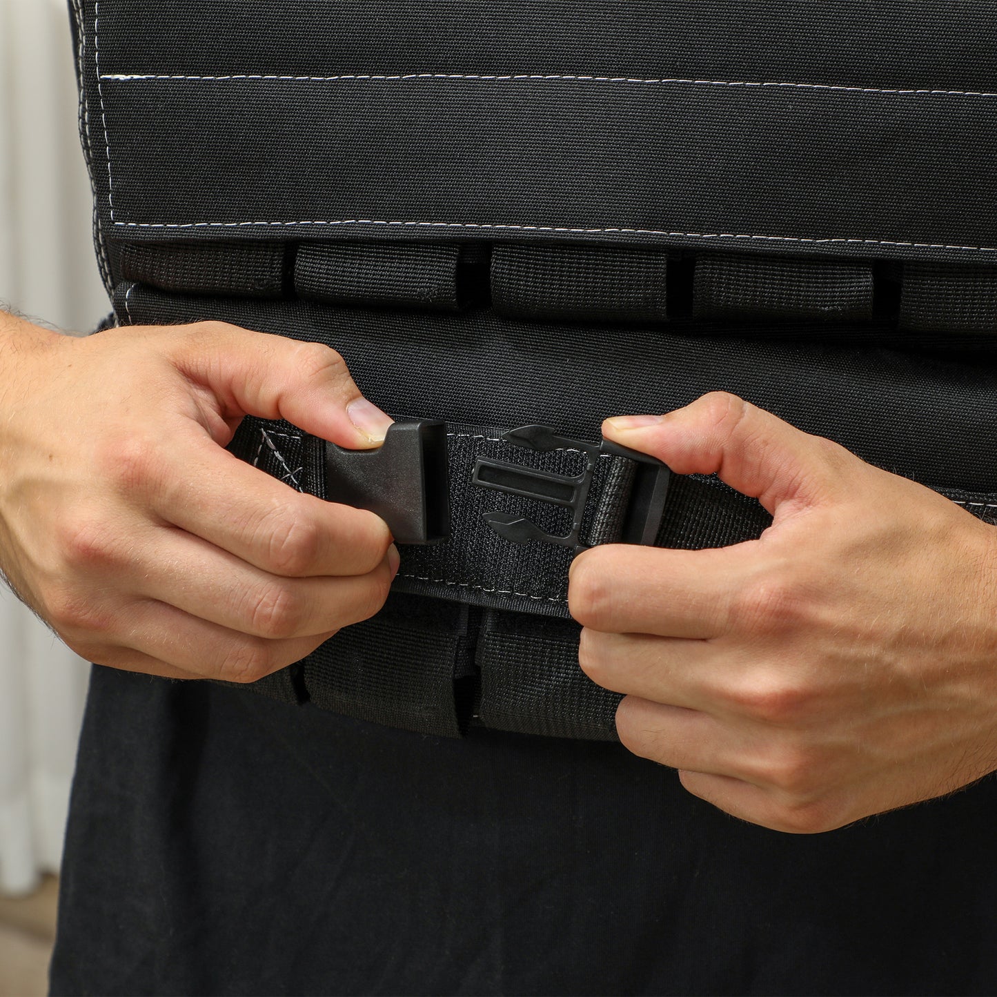 30KG Adjustable Weighted Vest, Running Weight Vest, with 30 Metal Weights, Reflective Strips, for Running, Exercise