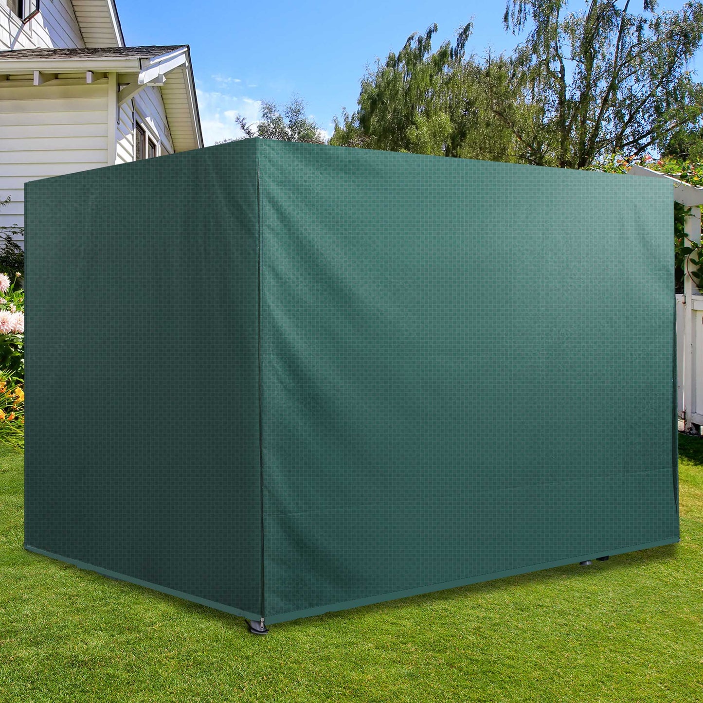 Patio 3 Seater Swing Chair Bench Cover Outdoor Garden Furniture Rain Protection Cover Protector Waterproof Anti-UV