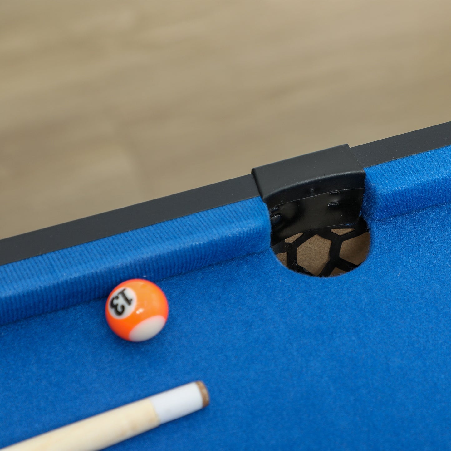 5-in-1 Multi Games Table, with Pool, Table Tennis, Basketball, Hockey, Archery, Blue