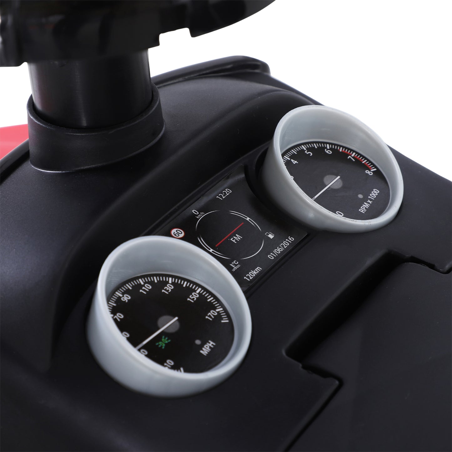 3-in-1 Ride On Car Foot To Floor Slider Toddler w/ Horn Steering Wheel NO POWER Manual Under Seat Storage Secure Design for 1