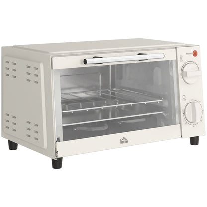 Mini Oven, 9L Countertop Electric Grill, Toaster Oven with Adjustable Temperature, Timer