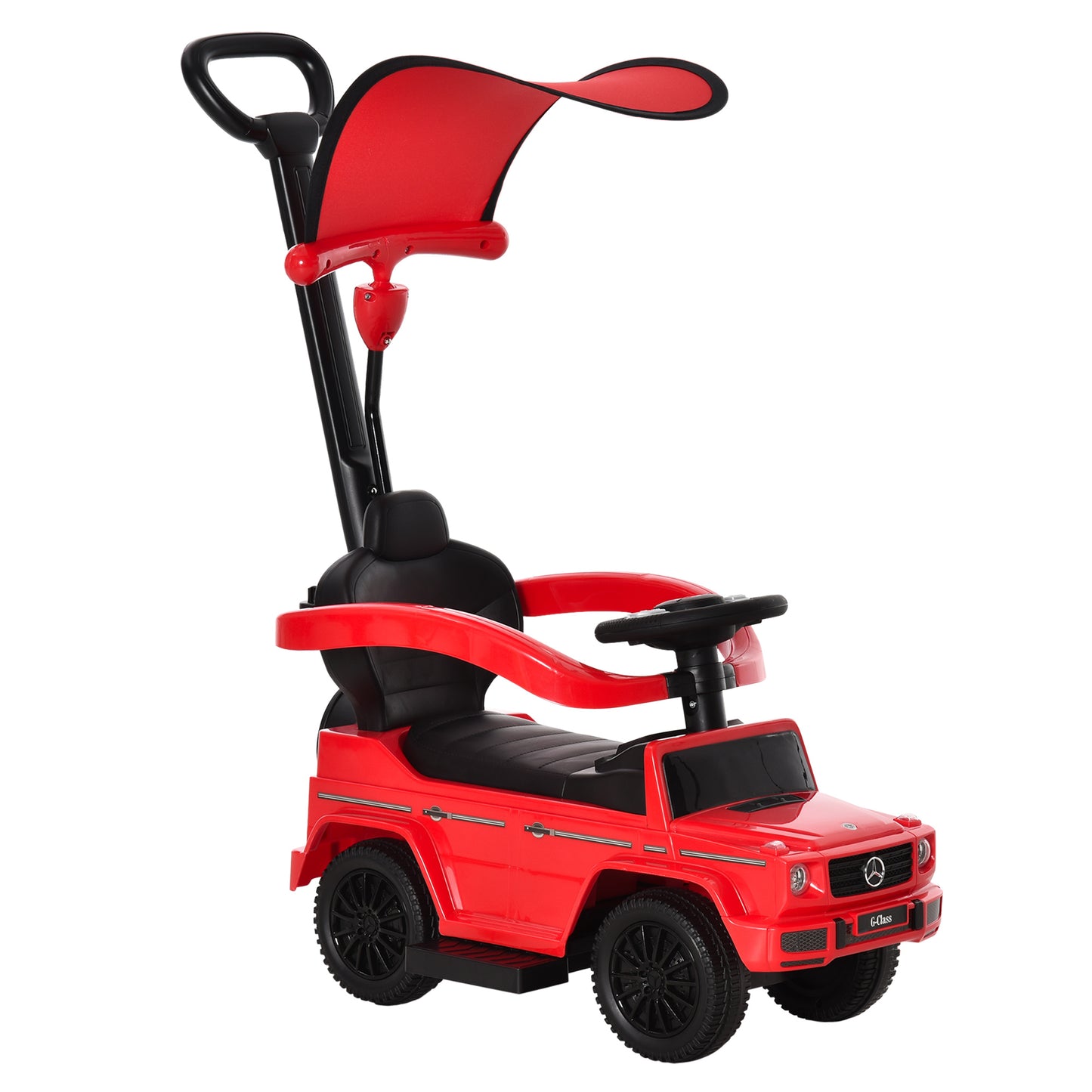 3 in 1 Kids Children Ride on Push Car Toddler Sliding Car G350 Licensed Walker Foot to Floor Slider Push-Along with Horn Stee