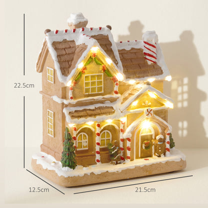 Gingerbread House Light & Music Christmas Decoration
