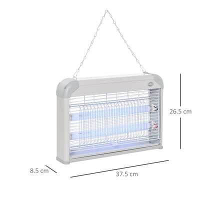 Electric Fly Zapper, 20W Electric Fly Killer, Wall Hanging Bug Zapper Indoor & Outdoor Attracting Insect Mosquito Killer