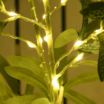 300 LED Light Decorative Artificial Olive Tree - Green