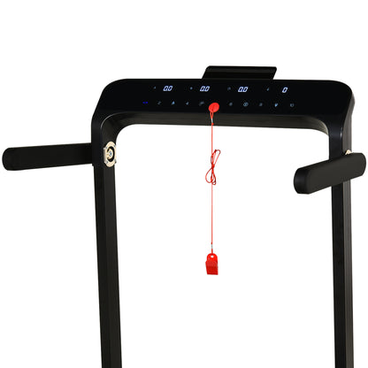 Folding Treadmill, 1.85HP Installation-Free Walking Jogging Running Machine