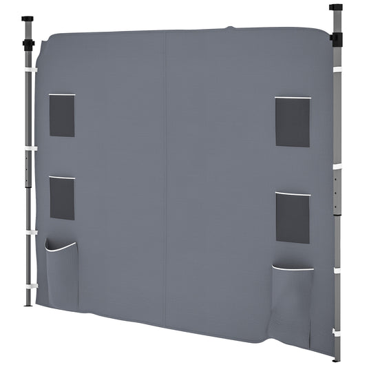195 x 295cm Replacement Gazebo Sidewall - Grey
