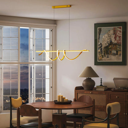 Pendant Light with 3 Colour Temperatures - Gold Tone