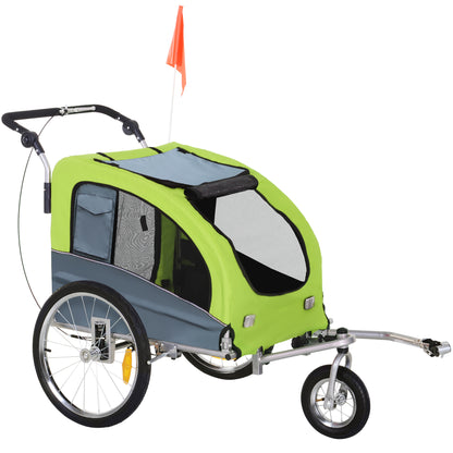 Dog Bike Trailer Pet Stroller Cart Carrier for Bicycle 360° Rotatable