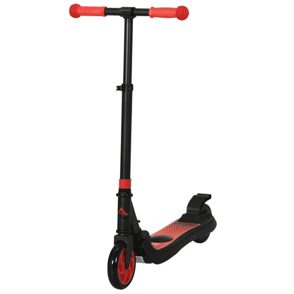 Folding Electric Scooter with Brake, for Ages 6+ Years, 8km/h Maximum Speed, Red