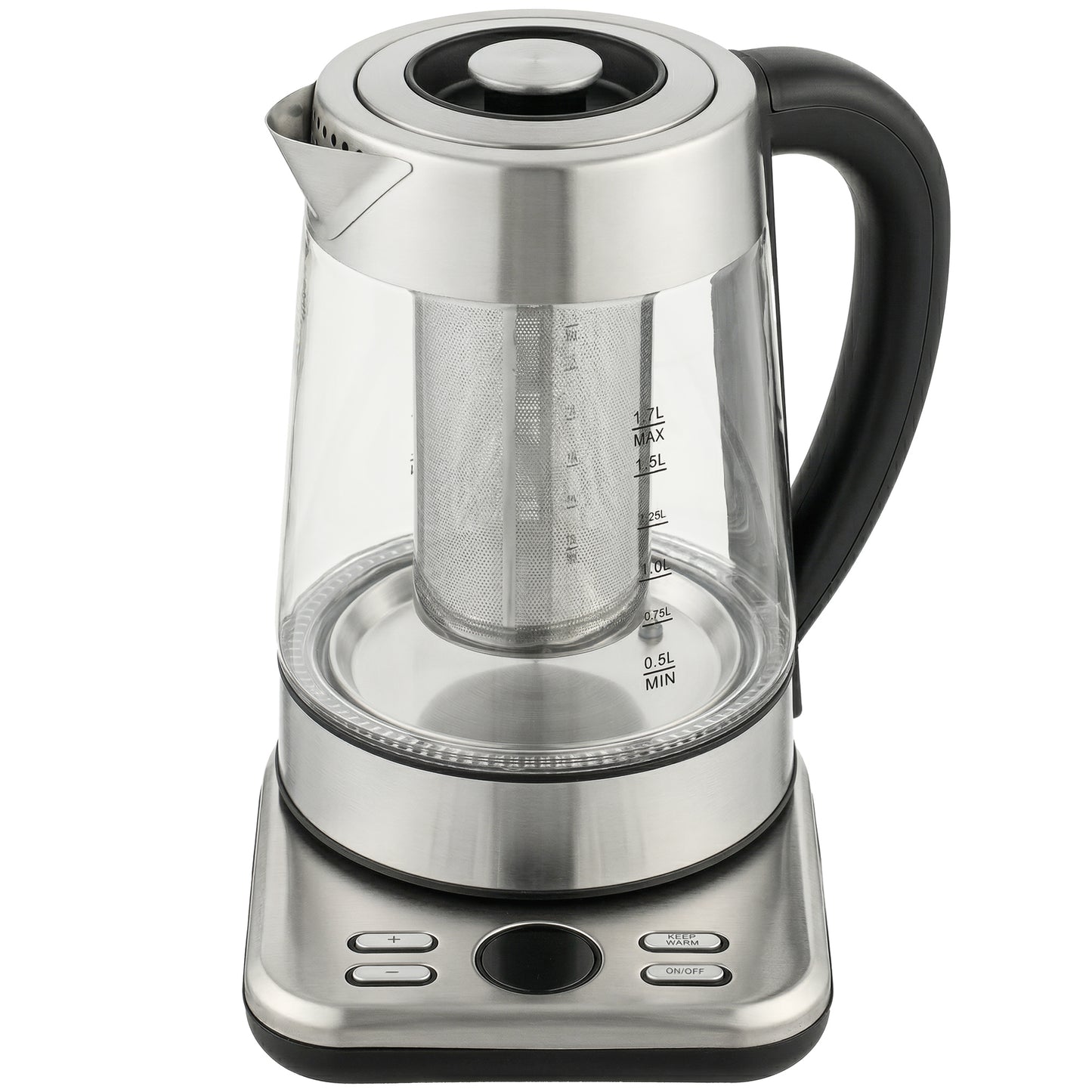 Electric Kettle, 1.7L Fast Boil 3KW Water Kettle with UK Strix Thermostat, Tea Infuser, Keep Warm Function