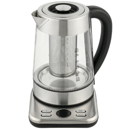 Electric Kettle, 1.7L Fast Boil 3KW Water Kettle with UK Strix Thermostat, Tea Infuser, Keep Warm Function