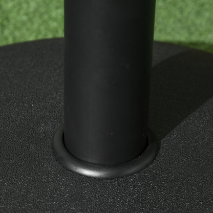 25 kg Parasol Base, Heavy Duty Concrete Patio Umbrella Stand with Adjustable Knob