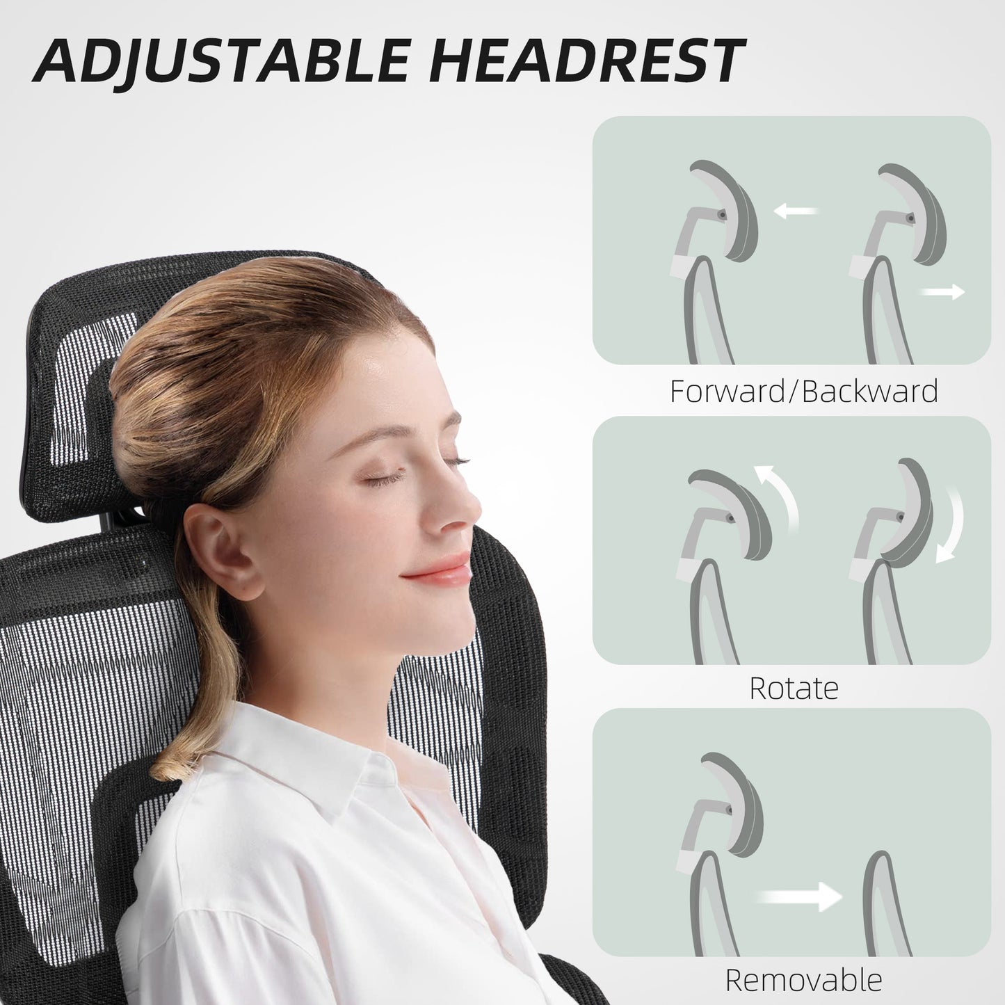 Multi-Adjustable Mesh Office Chair - Black