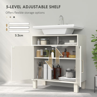 Under Sink Cabinet for Basin without Pedestal - Cream White