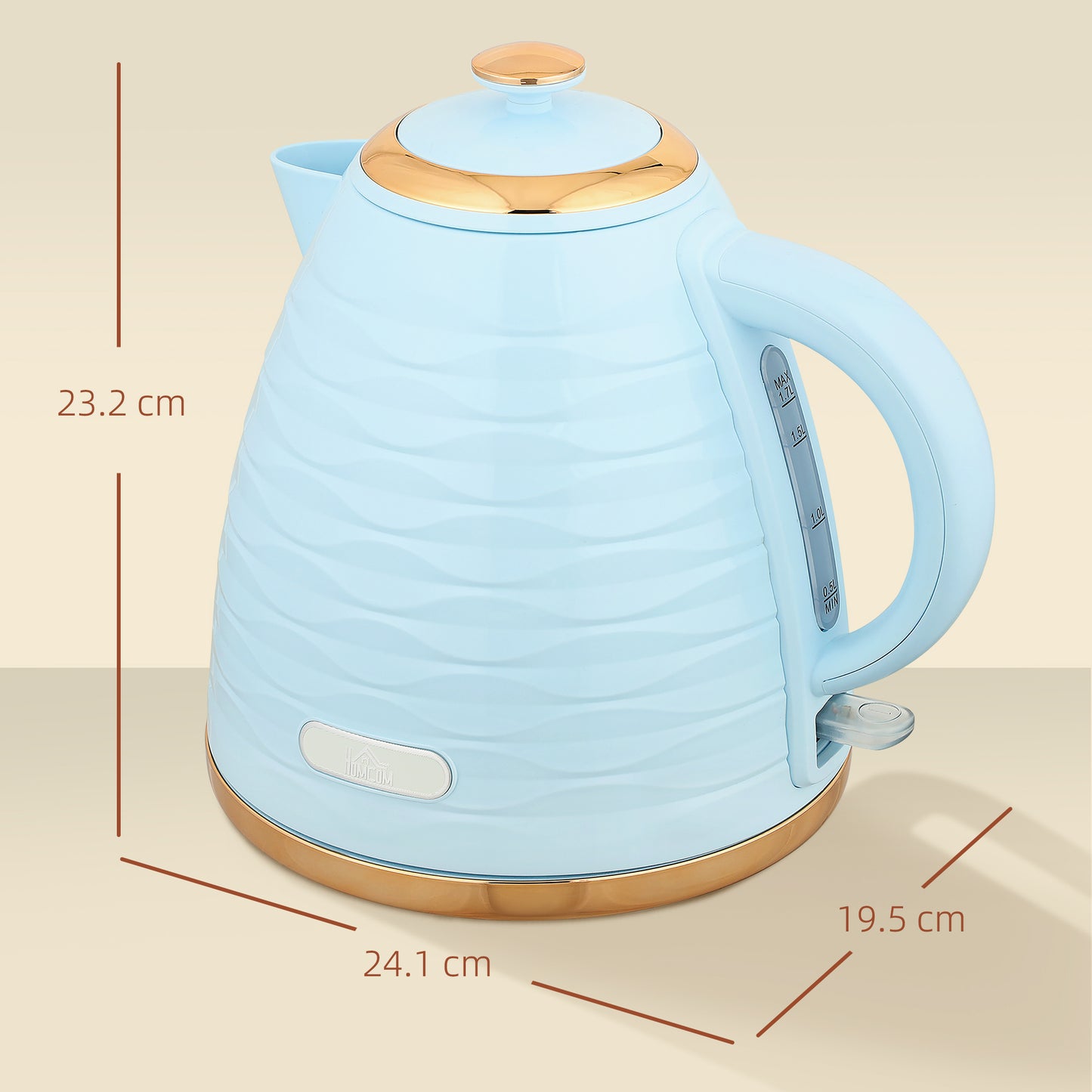 3kW Rapid Boil Honeycomb Kettle - Light Blue