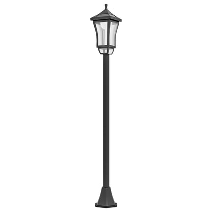1.3 m Garden Lamp Post Light, LED Outdoor Solar Post Lights, Waterproof IP44 for Patio, Garden, Pathway, Cool White