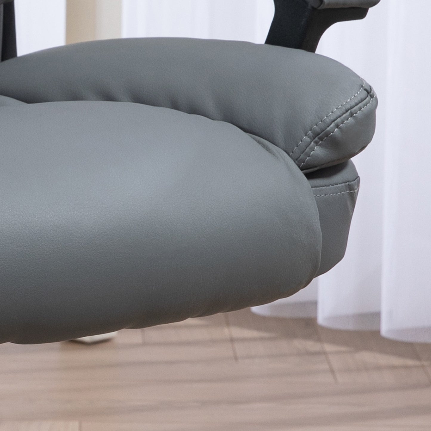 Office Chair, Computer Desk Chair, Mid Back Executive Chair with Adjustable Height and Swivel Rolling Wheels for Home Study