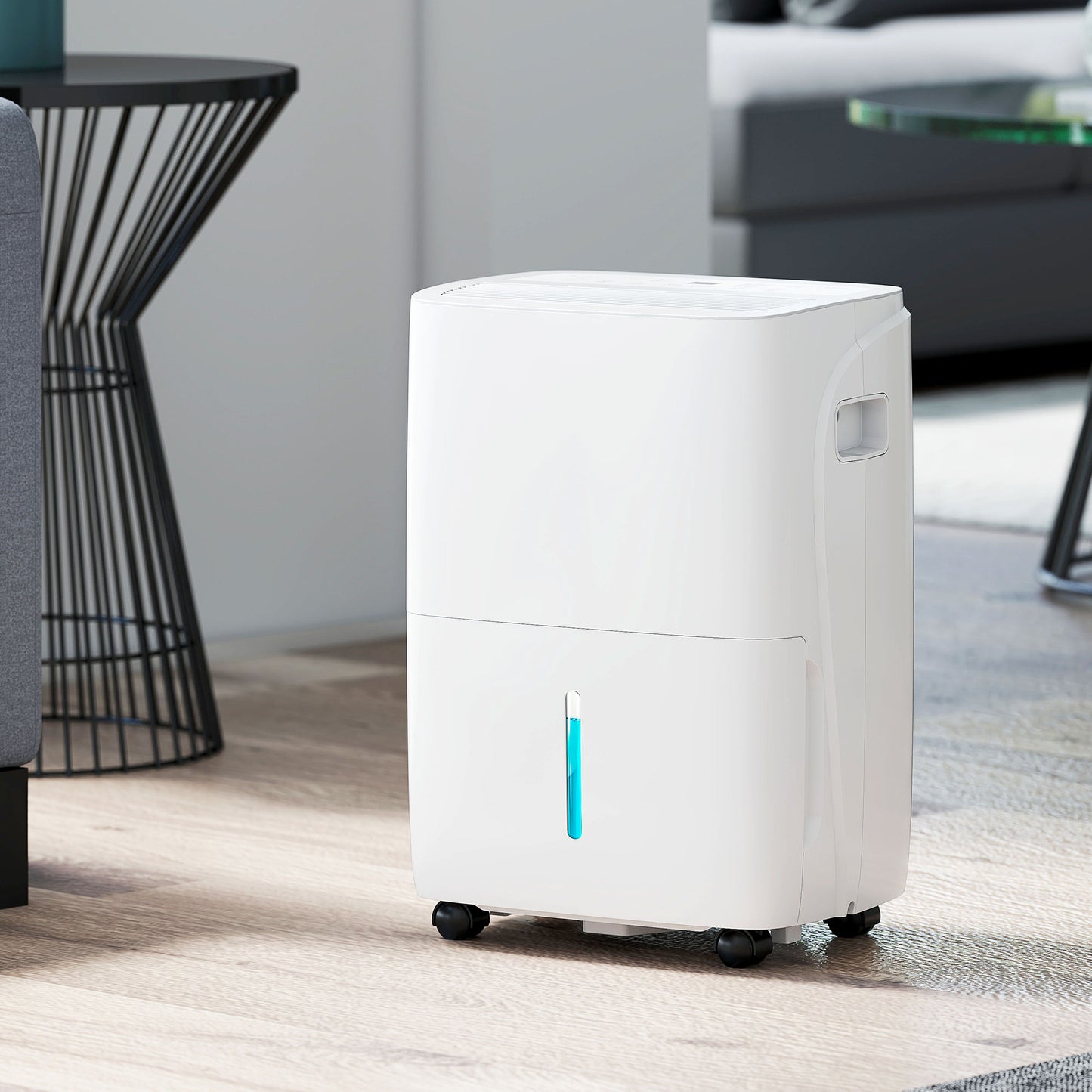 30L/Day Dehumidifier with Auto-Clean Filter, Continuous Drainage, 4L Water Tank, 24H Timer, Digital Humidity Display