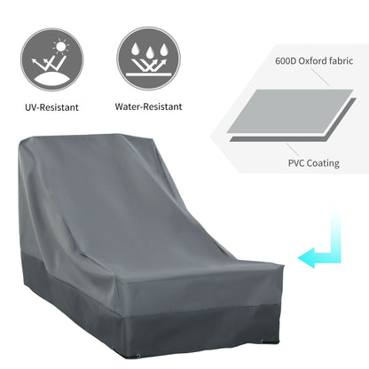 Rectangular Patio Furniture Cover for Chairs Water UV Resistant Protection 600D Oxford Fabric Rattan Lounge Clean Cover