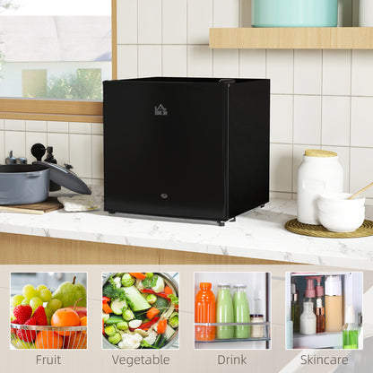 46 Litre Lockable Countertop Fridge - Black