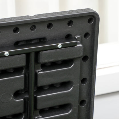 336 Litre Garden Storage Box, Water-resistant Heavy Duty Double Wall Plastic Container